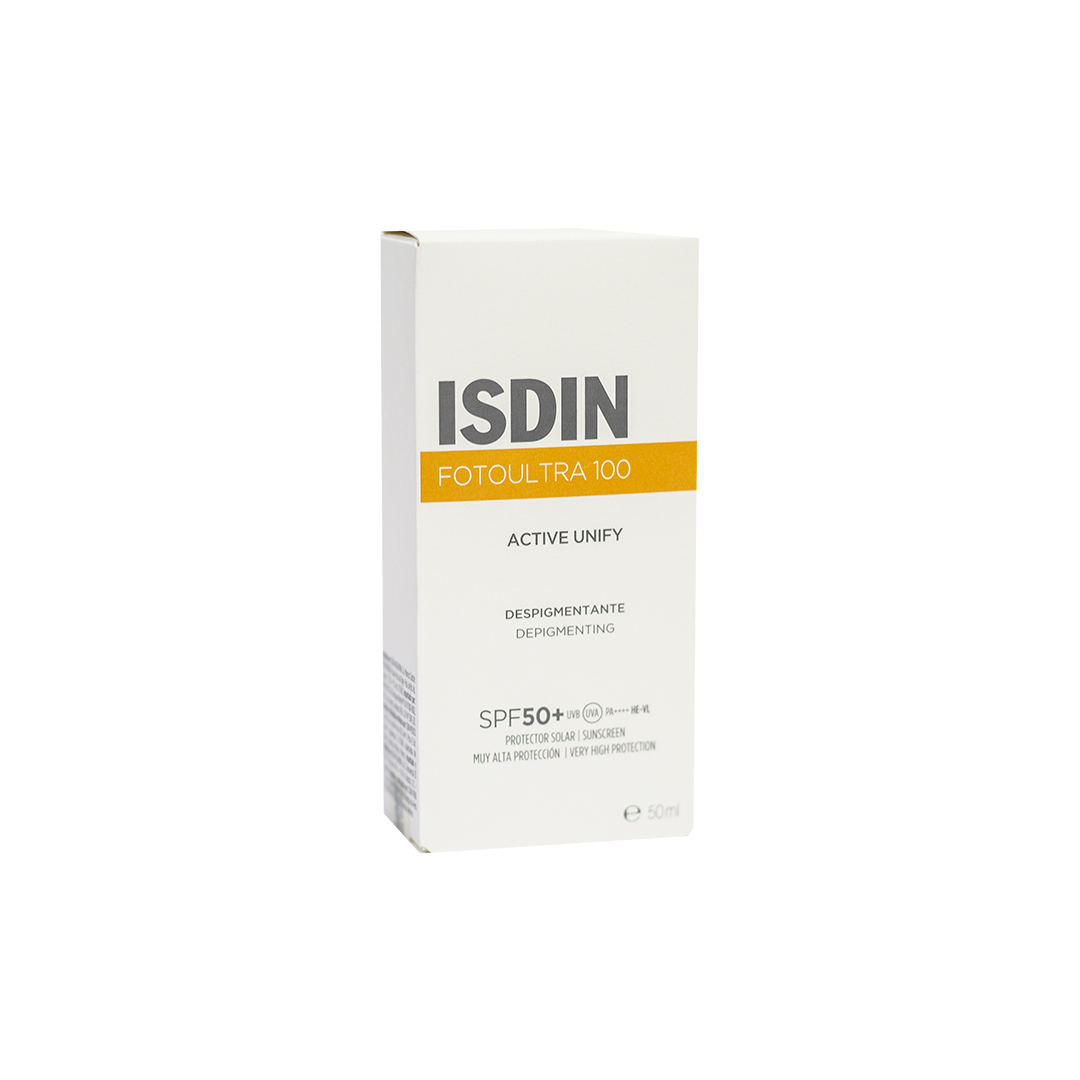 ISDIN FOTO ULTRA ACTIVE UNIFY SIN COLOR PROTECTOR SOLAR X 50ML